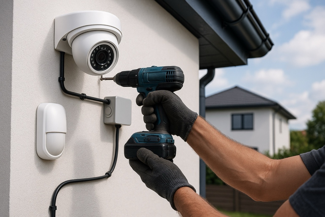 Монтаж систем сигнализации и видеонаблюдения